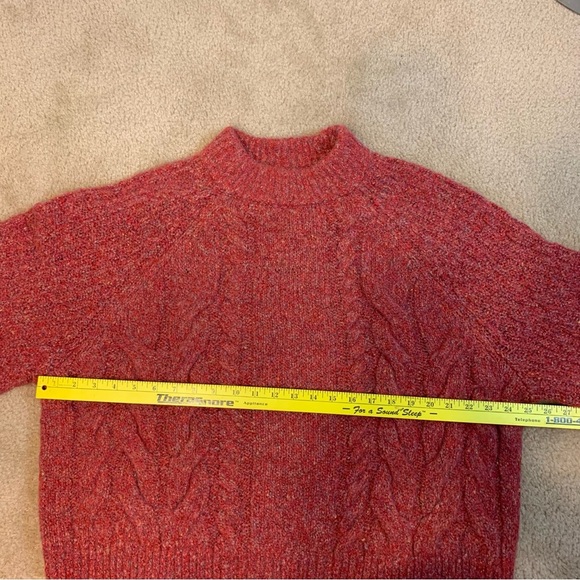 Universal Thread Reddish Orange Chunky Cable Knot Sweater- XL - Picture 5 of 13
